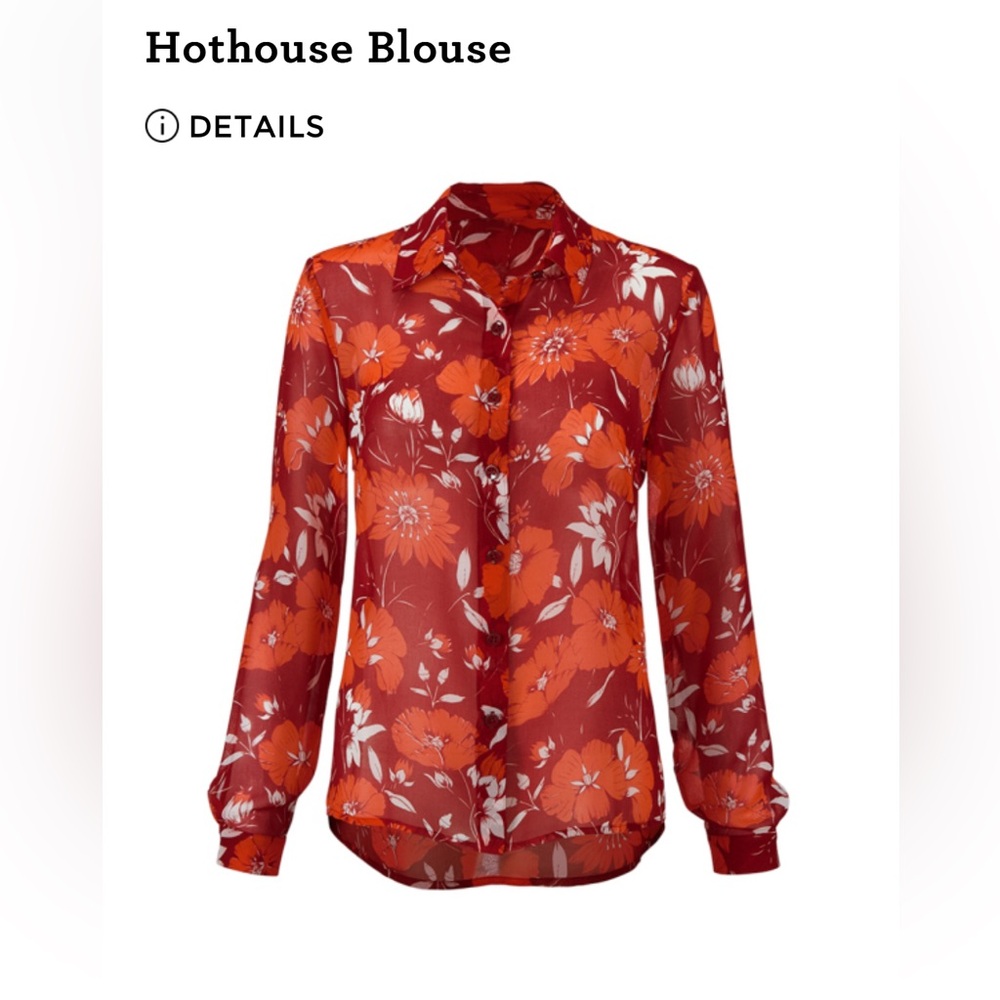 Cabi #3766 Hothouse Blouse